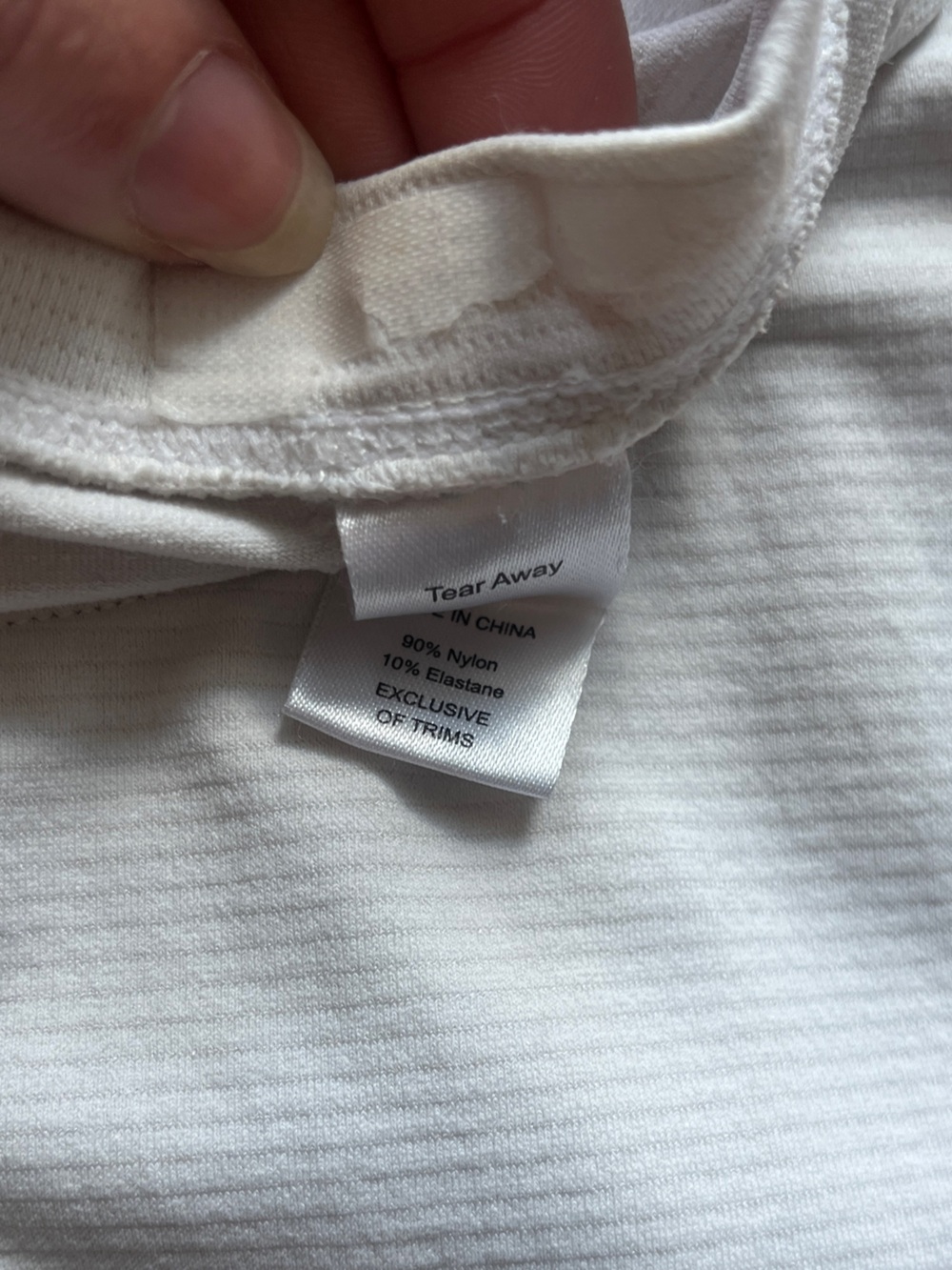 Classic White Ribbed Racerback Tank Top - Picture 2 of 3
